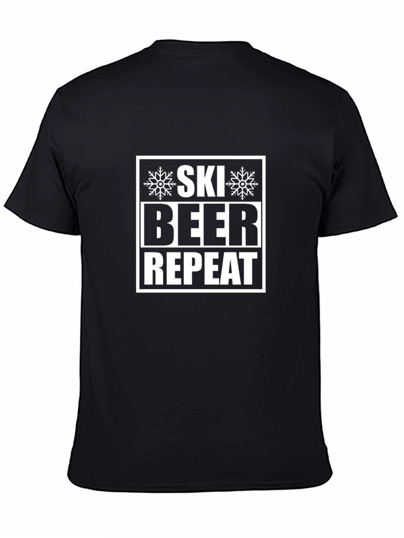 Ski Beer Repeat Graphic T-Shirt