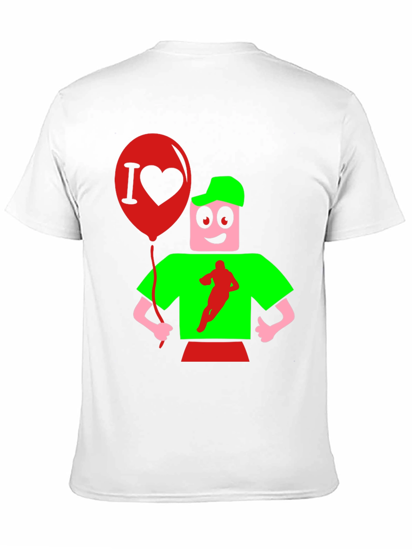 Cartoon Graphic Print Black T-Shirt