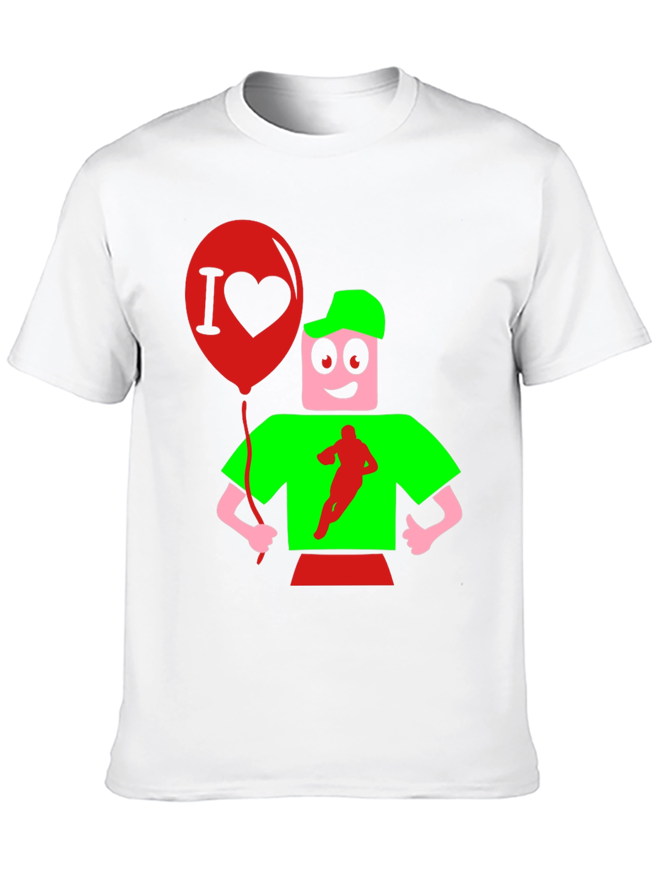 Cartoon Graphic Print Black T-Shirt