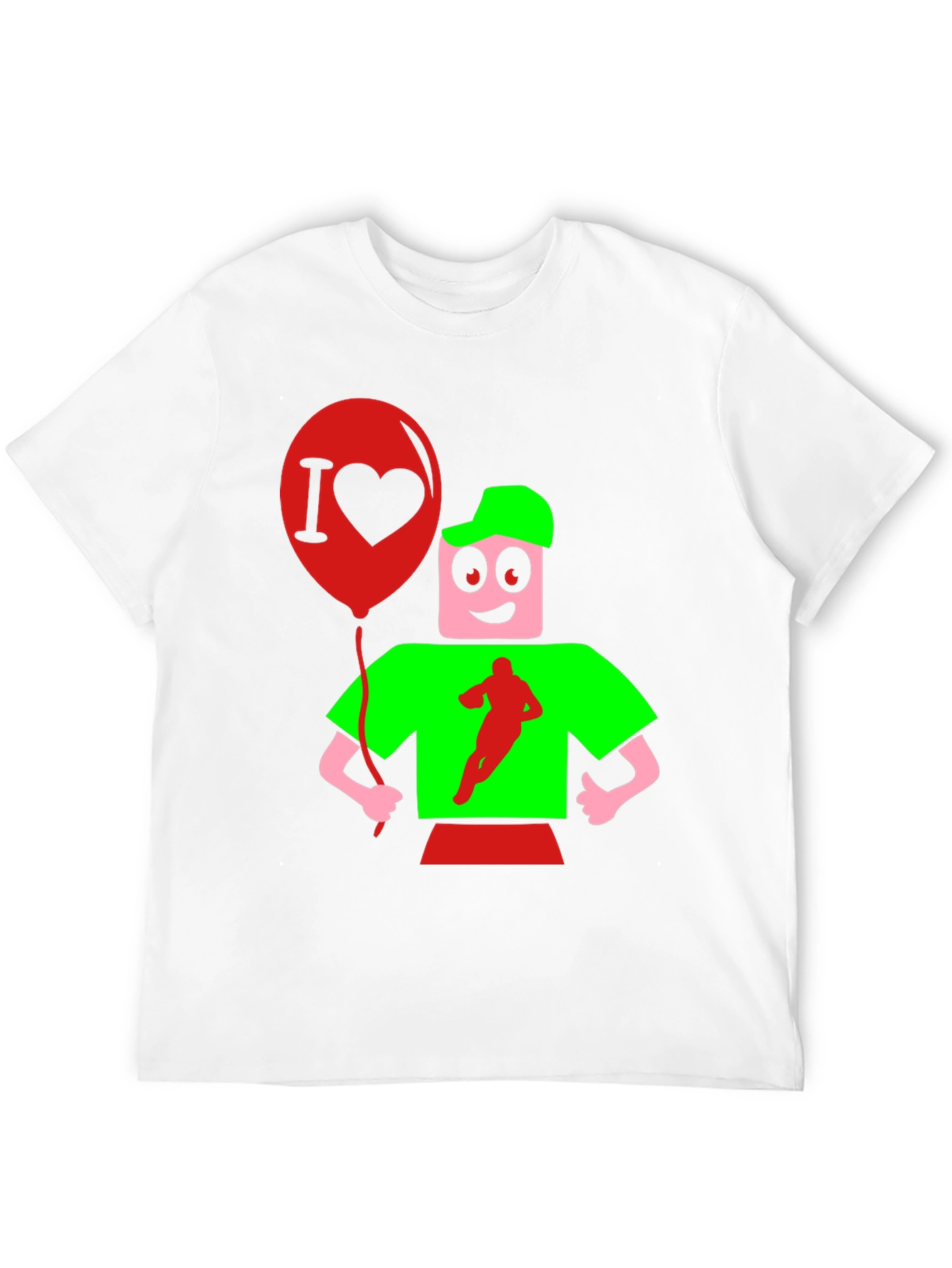 Cartoon Graphic Print Black T-Shirt