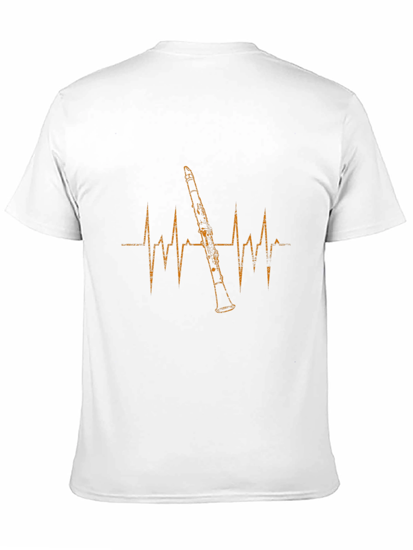 Clarinet Heartbeat Graphic T-Shirt