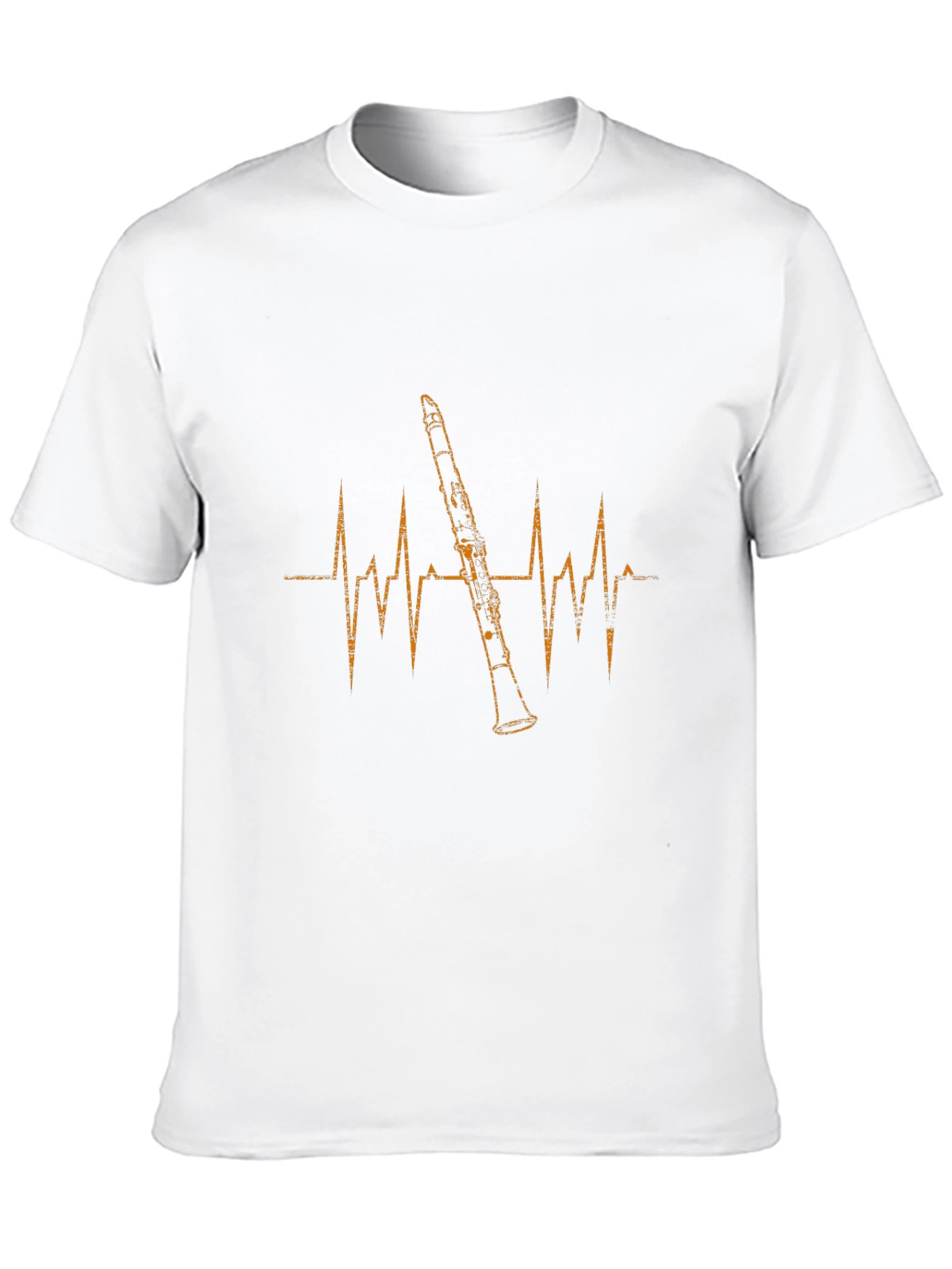 Clarinet Heartbeat Graphic T-Shirt