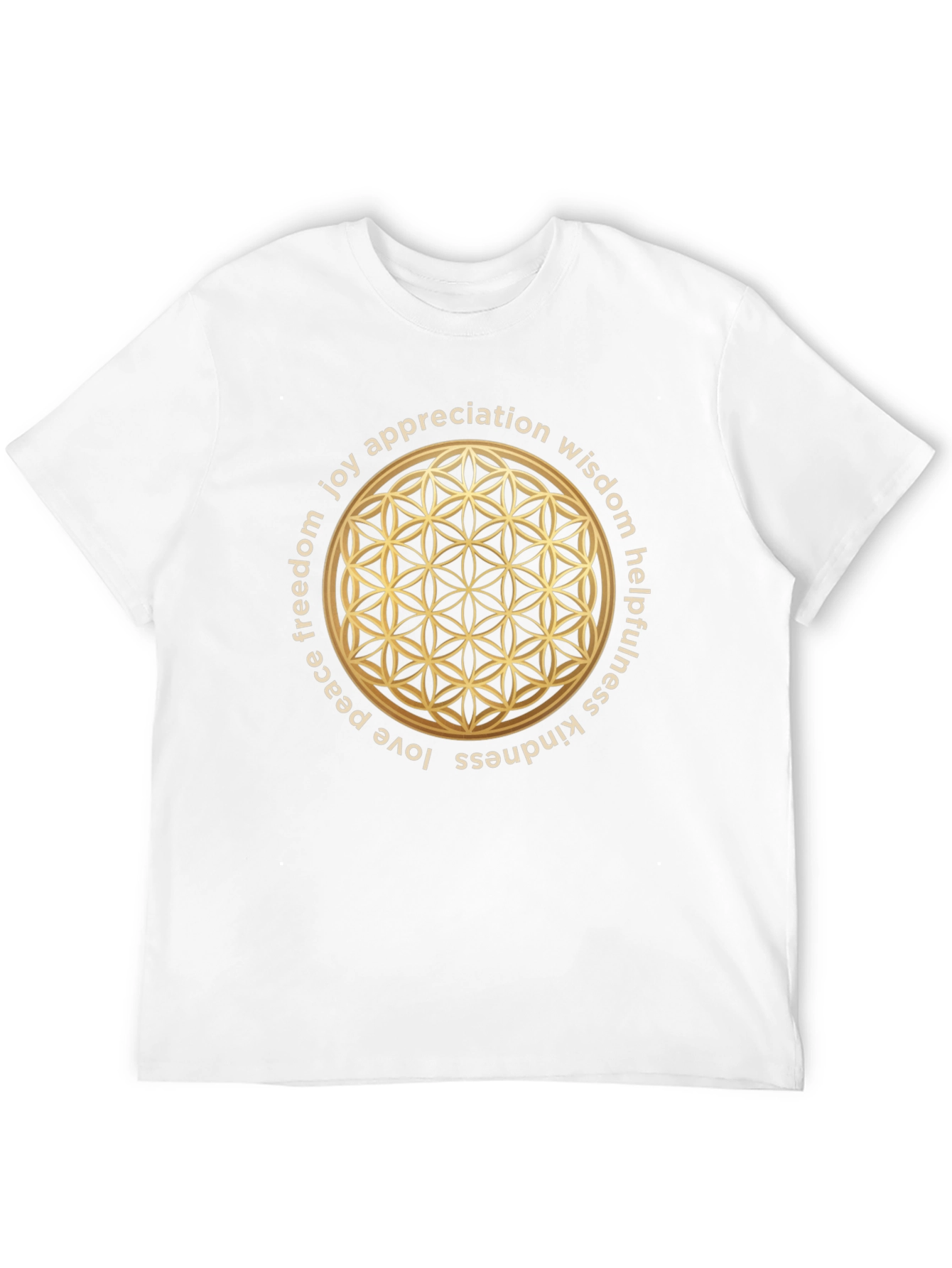 Sacred Geometry T-Shirt - Flower of Life Design