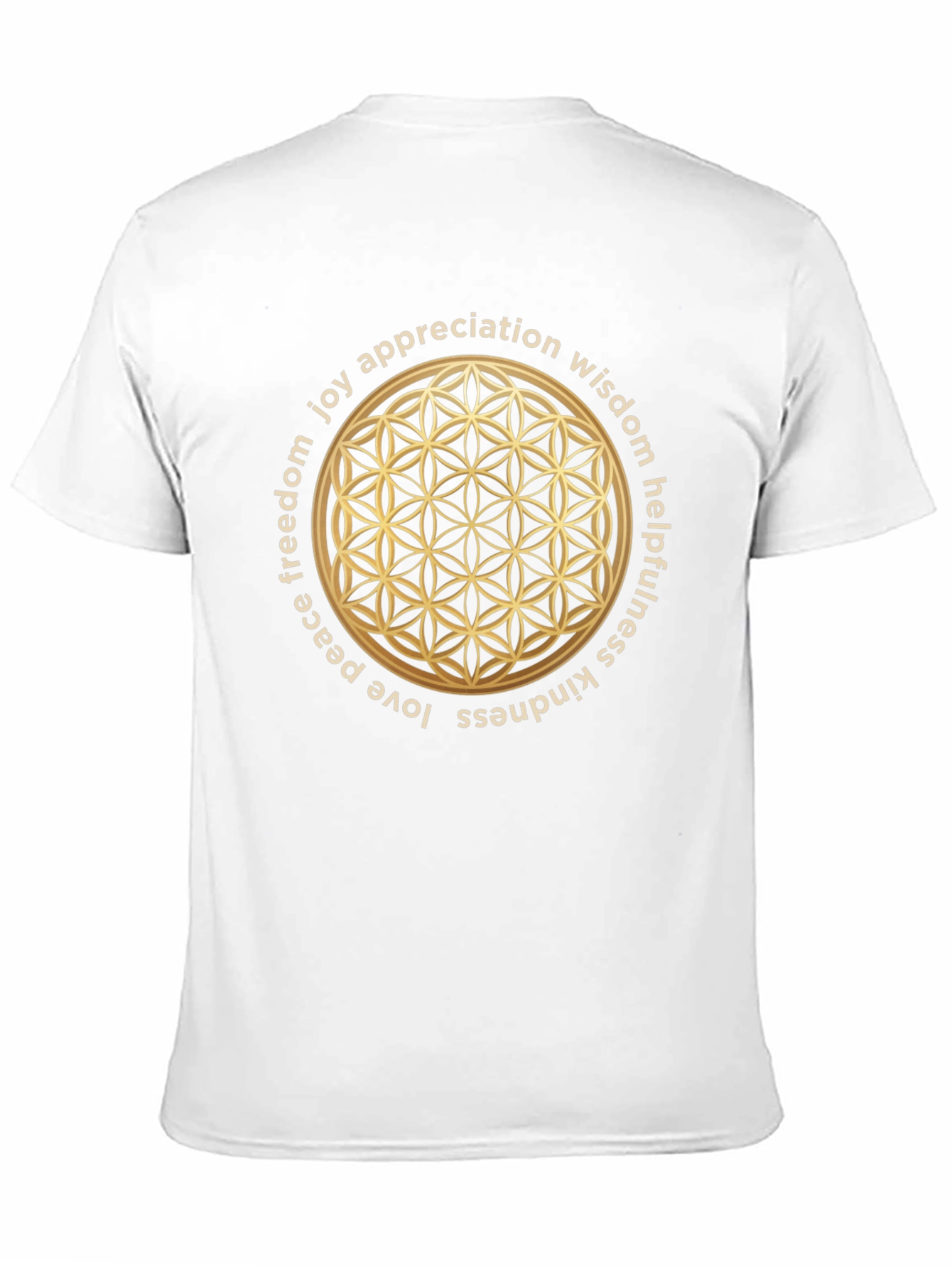 Sacred Geometry T-Shirt - Flower of Life Design