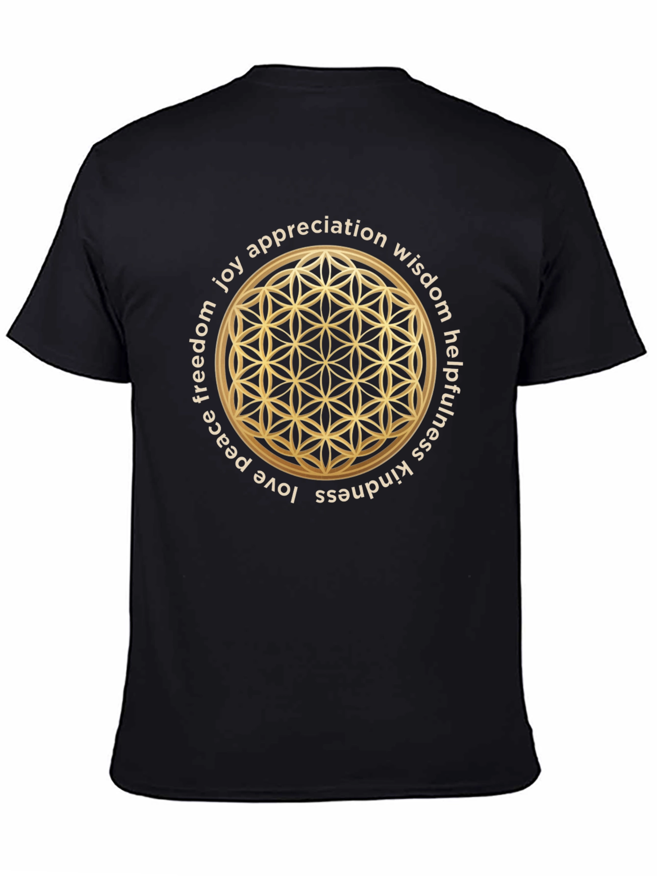 Sacred Geometry T-Shirt - Flower of Life Design