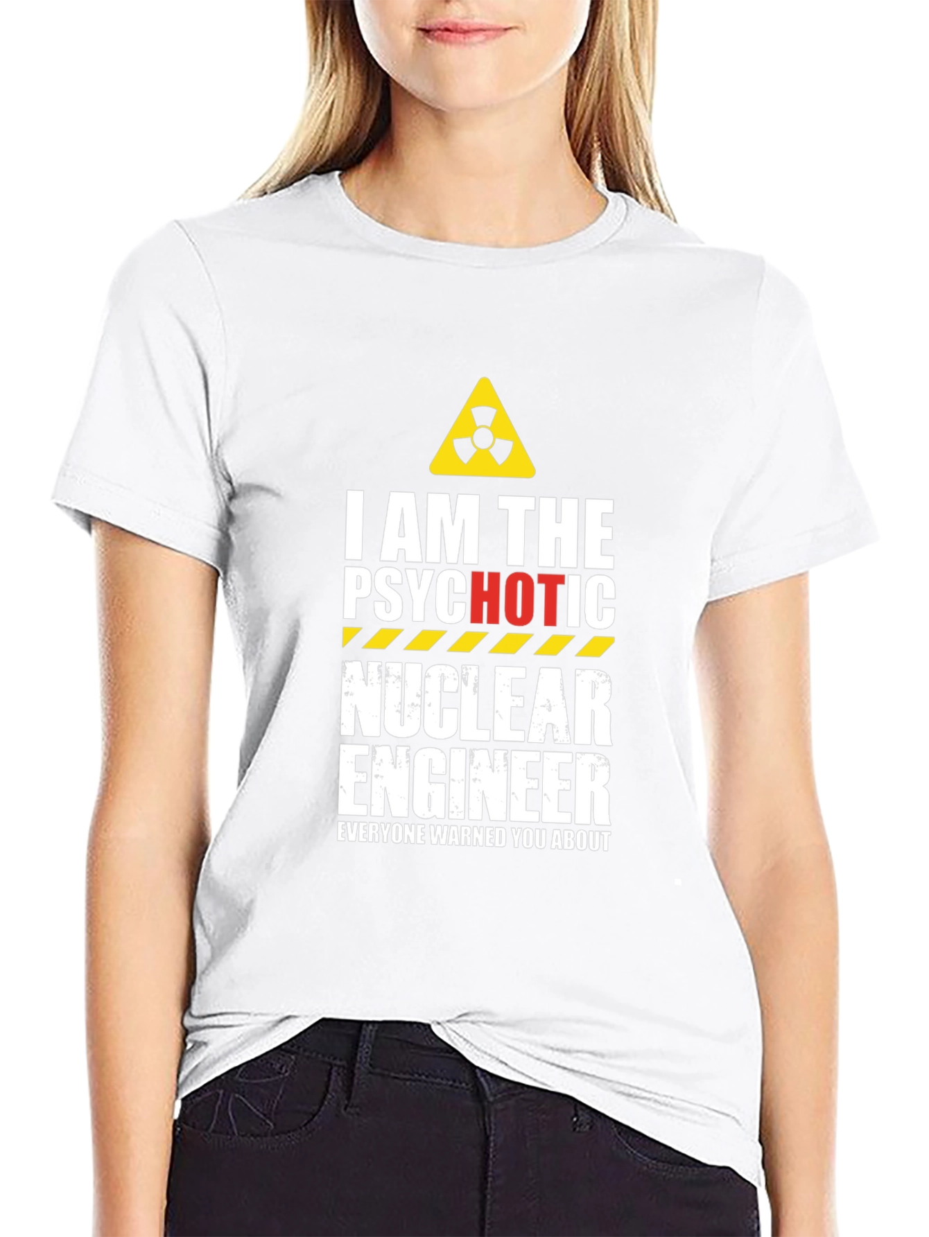 Psychotic Nuclear Engineer Graphic Tee - Black