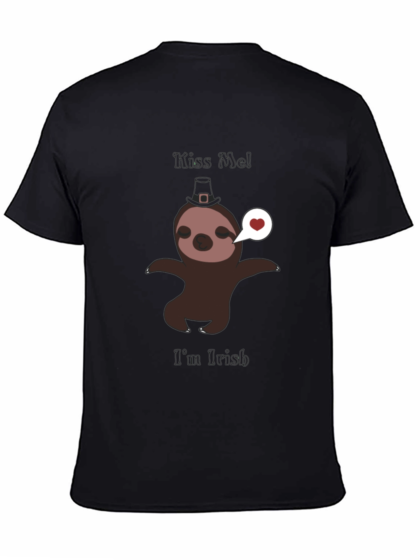 Kiss Me Im Irish Sloth T-Shirt