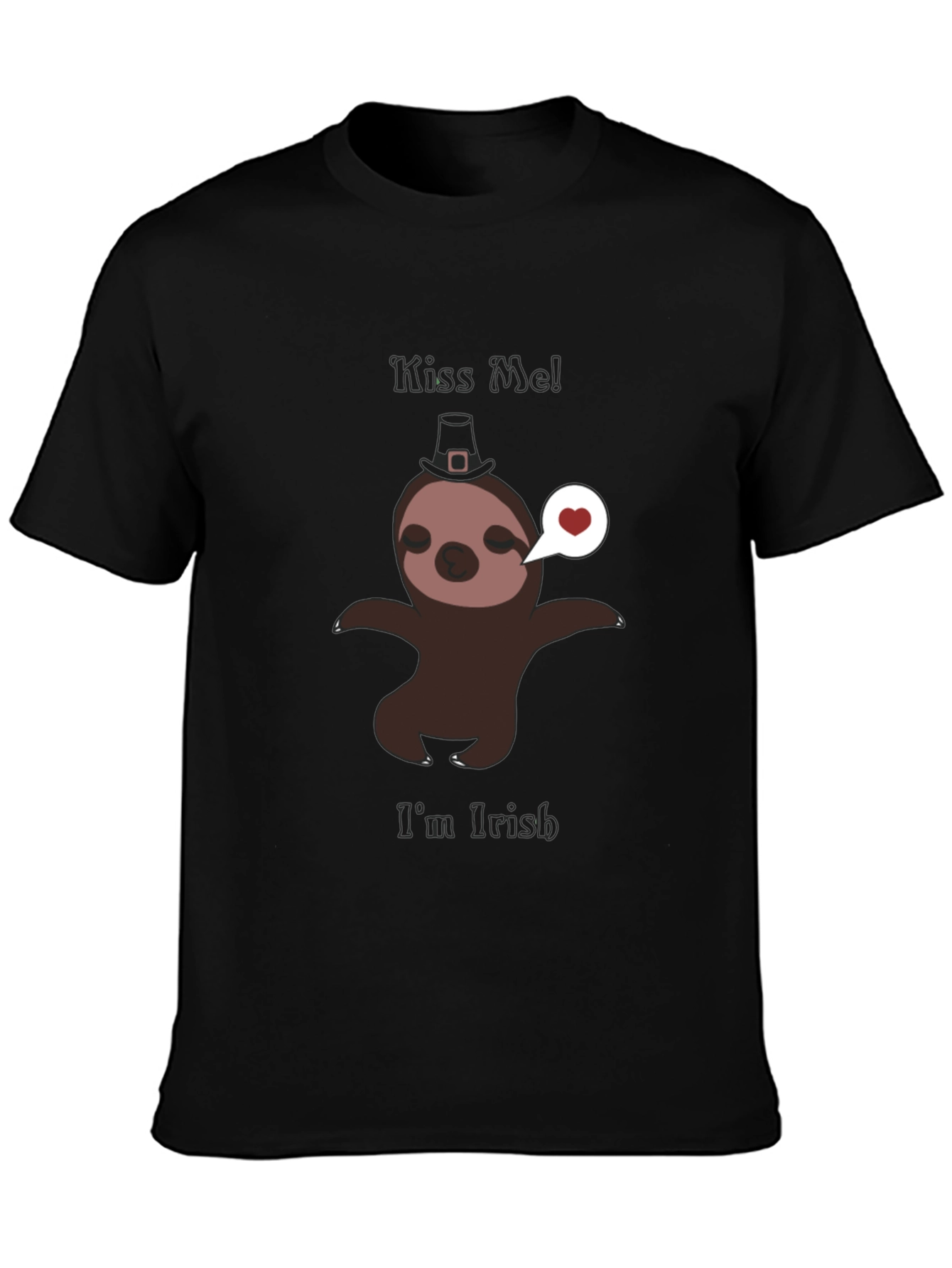 Kiss Me Im Irish Sloth T-Shirt