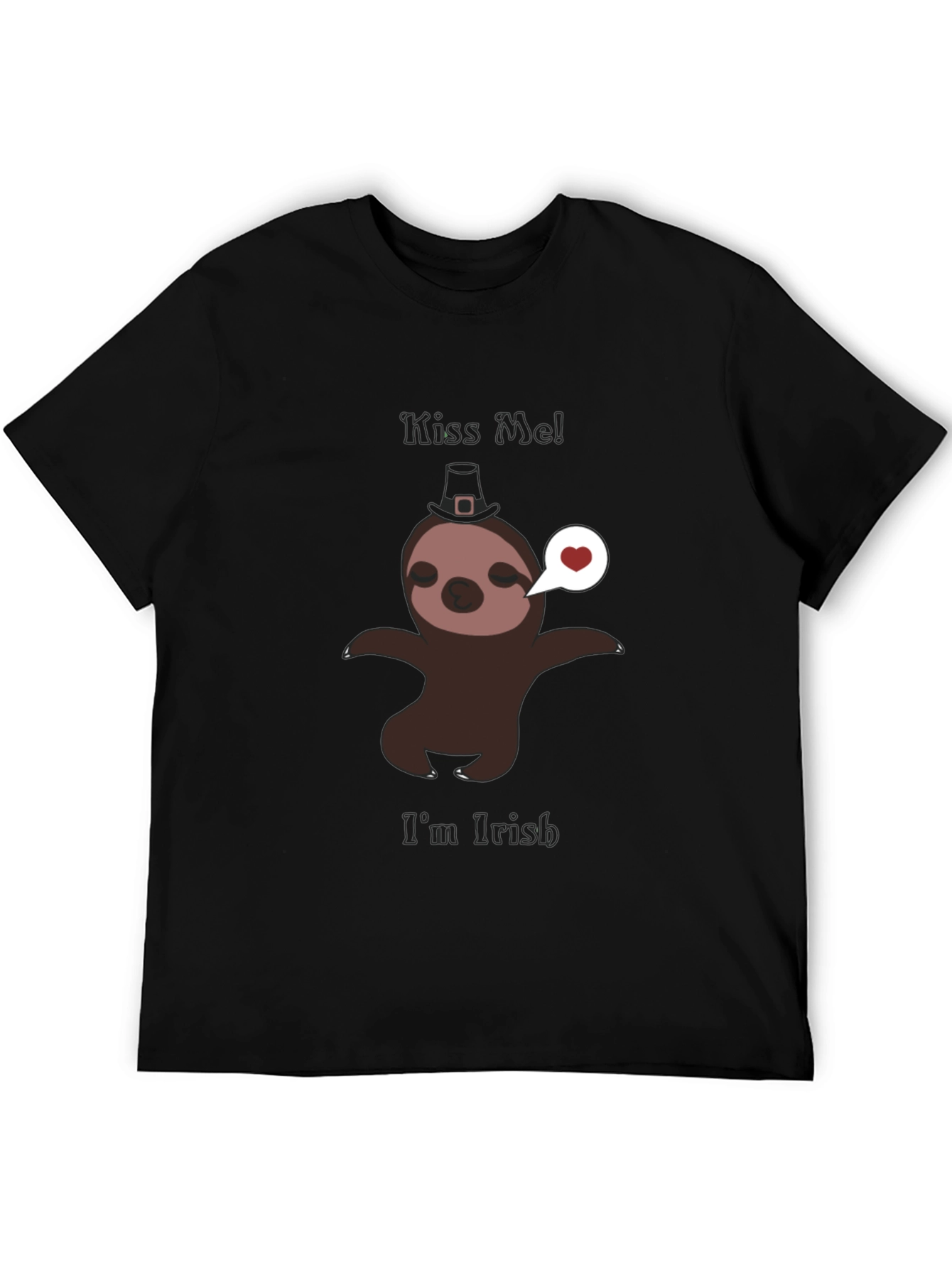 Kiss Me Im Irish Sloth T-Shirt
