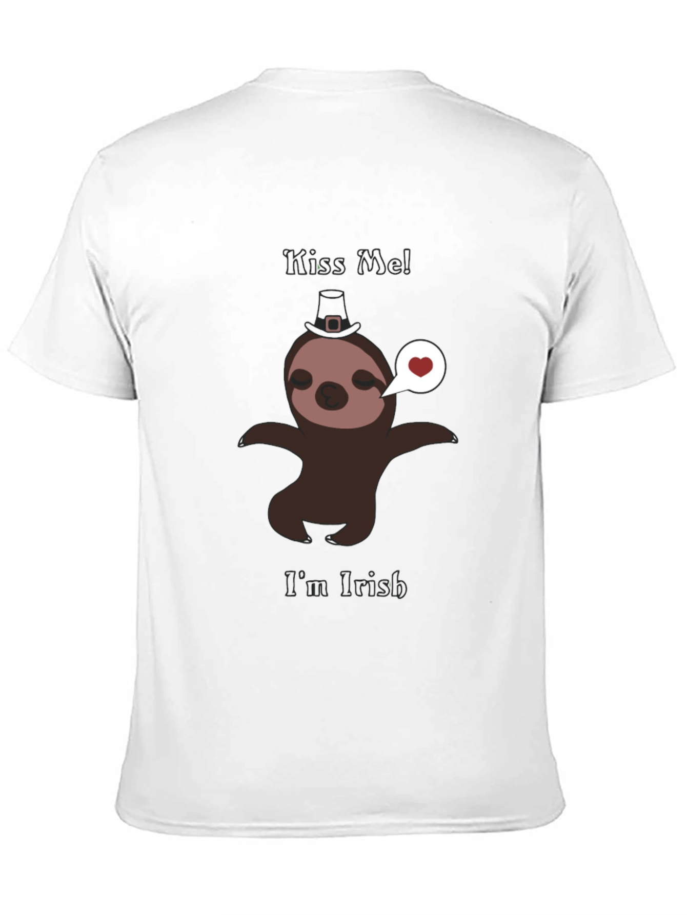 Kiss Me Im Irish Sloth T-Shirt