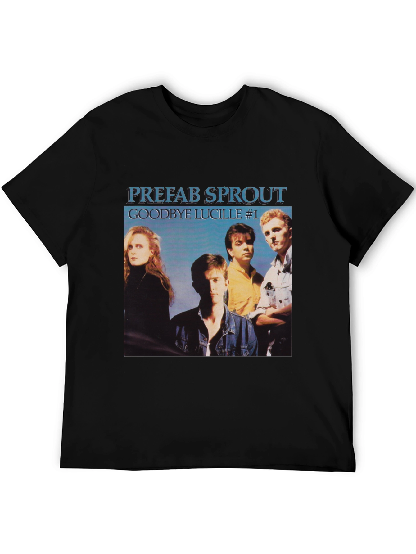 Prefab Sprout Goodbye Lucille #1 Black T-Shirt