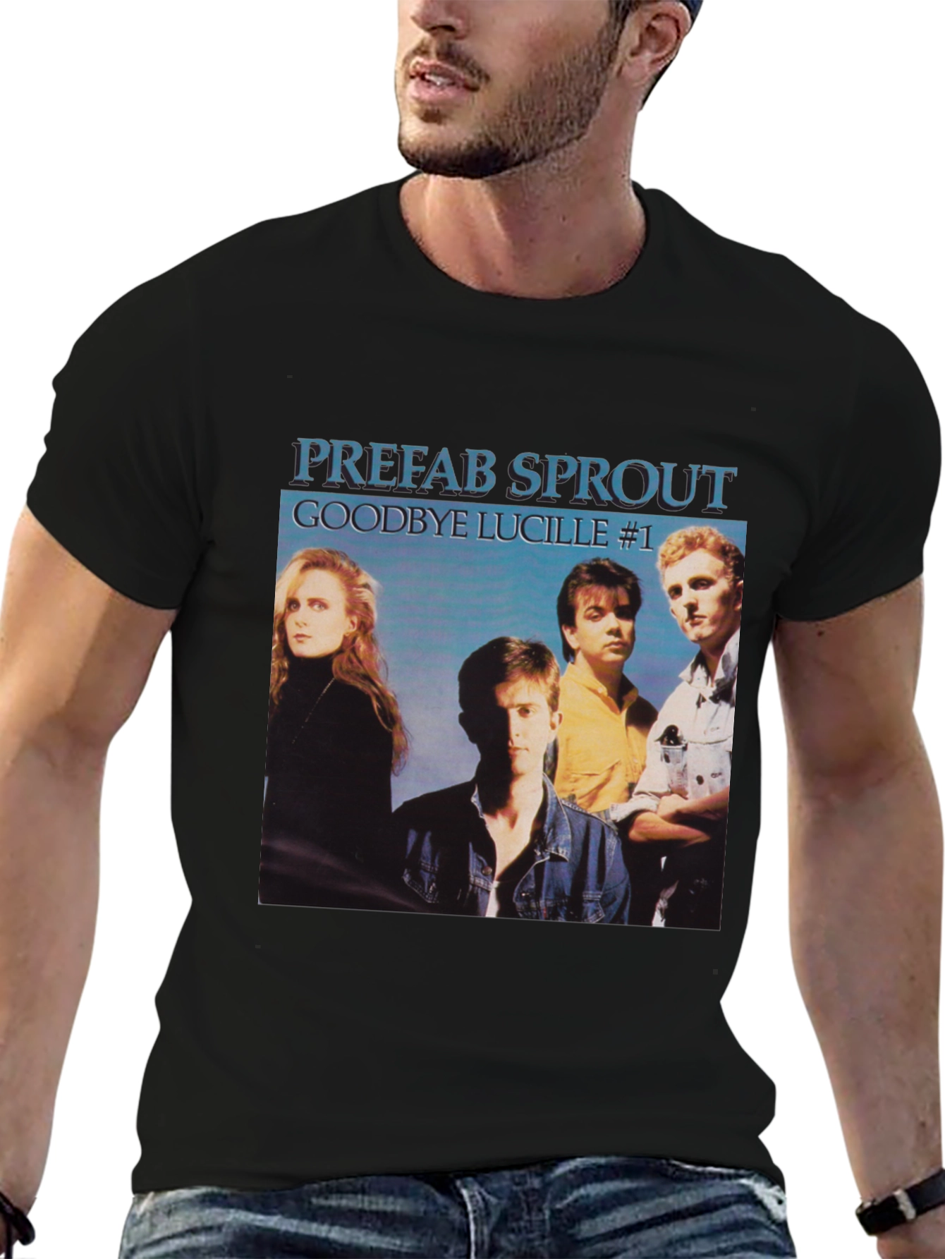 Prefab Sprout Goodbye Lucille #1 Black T-Shirt
