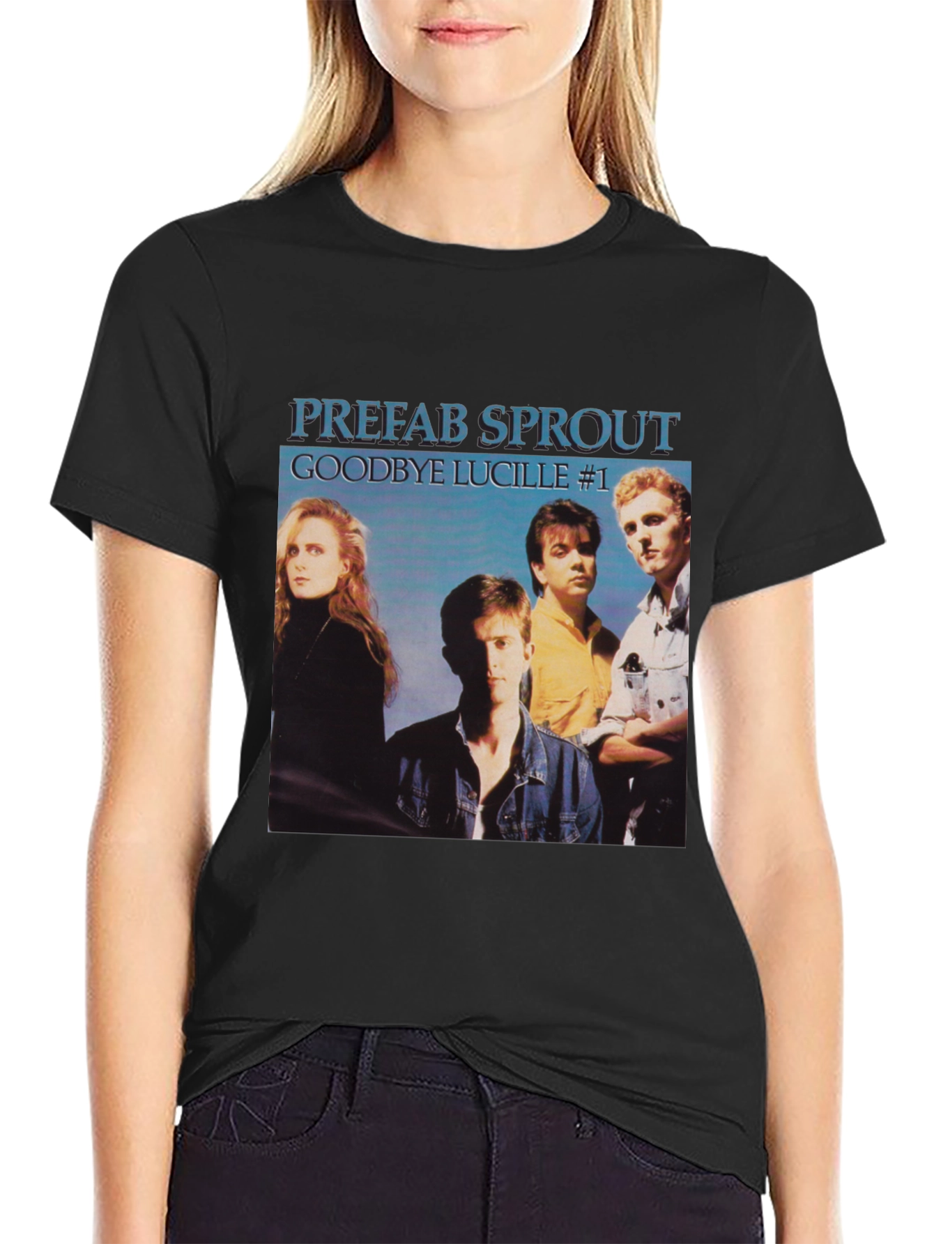 Prefab Sprout Goodbye Lucille #1 Black T-Shirt