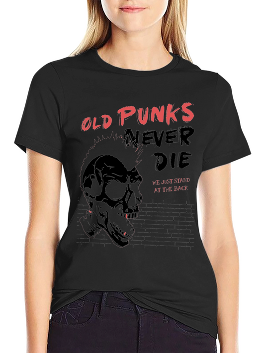 Old Punks Never Die Graphic T-Shirt