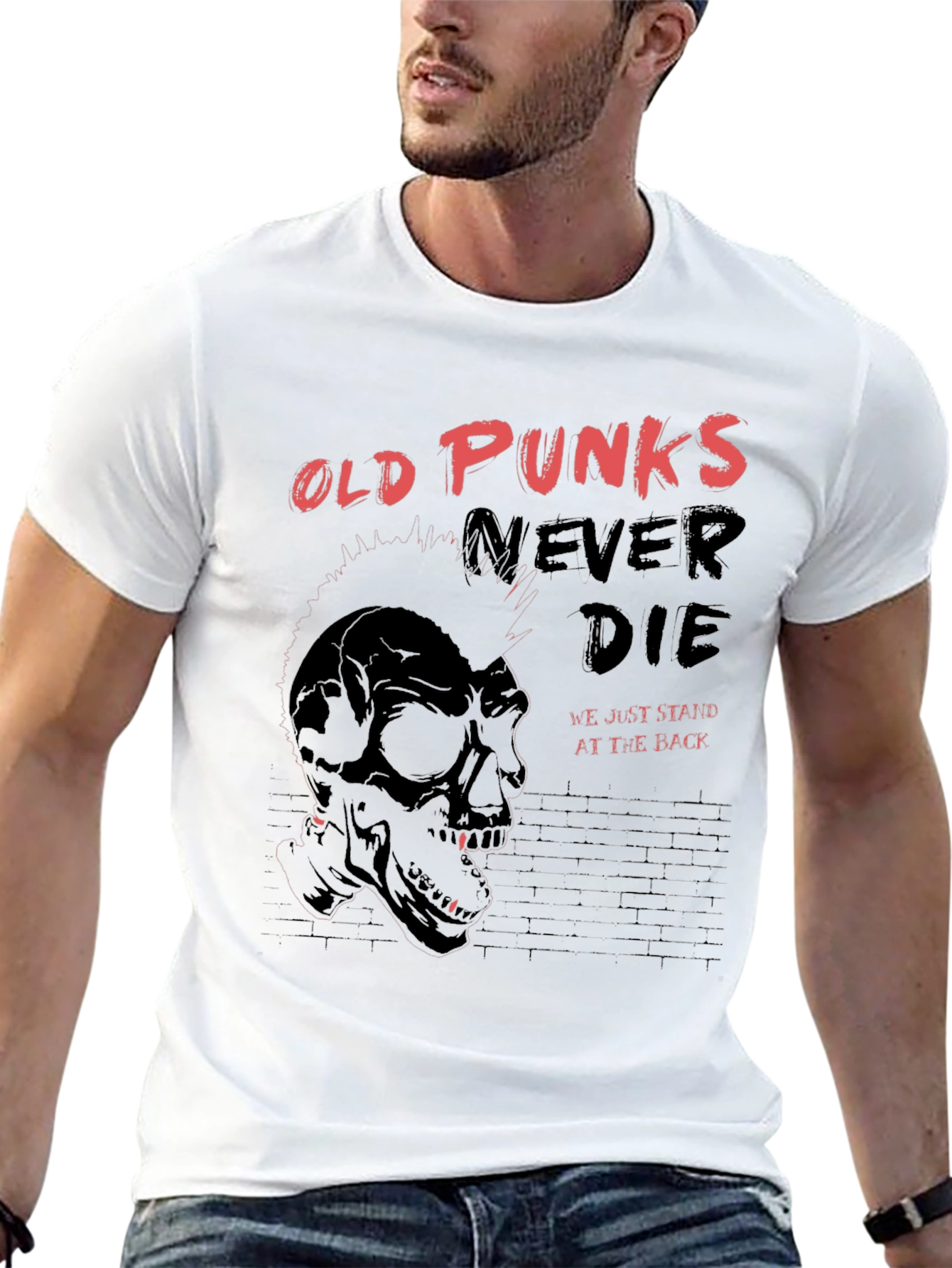 Old Punks Never Die Graphic T-Shirt