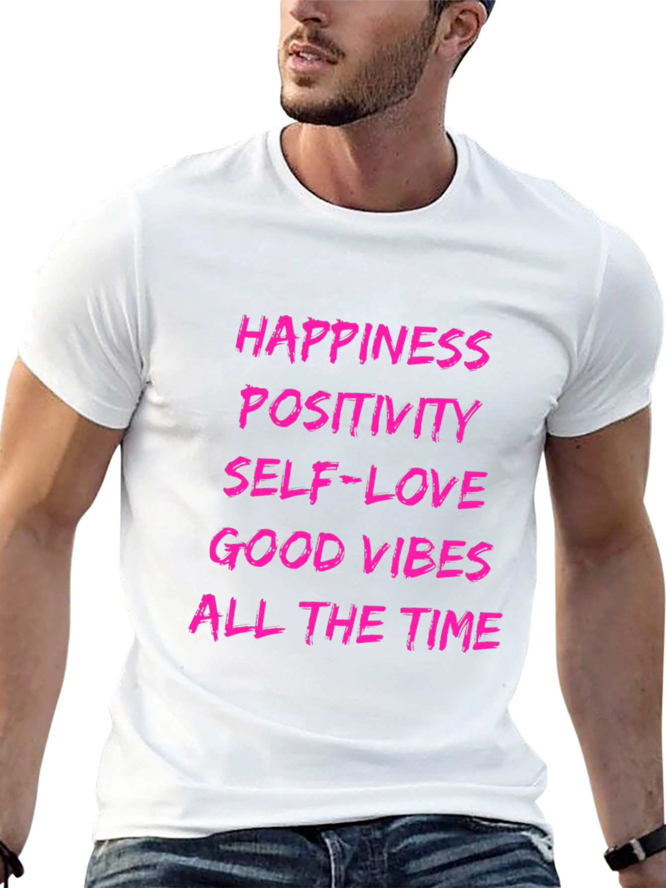 Positivity Graphic T-Shirt - Happiness Self-Love