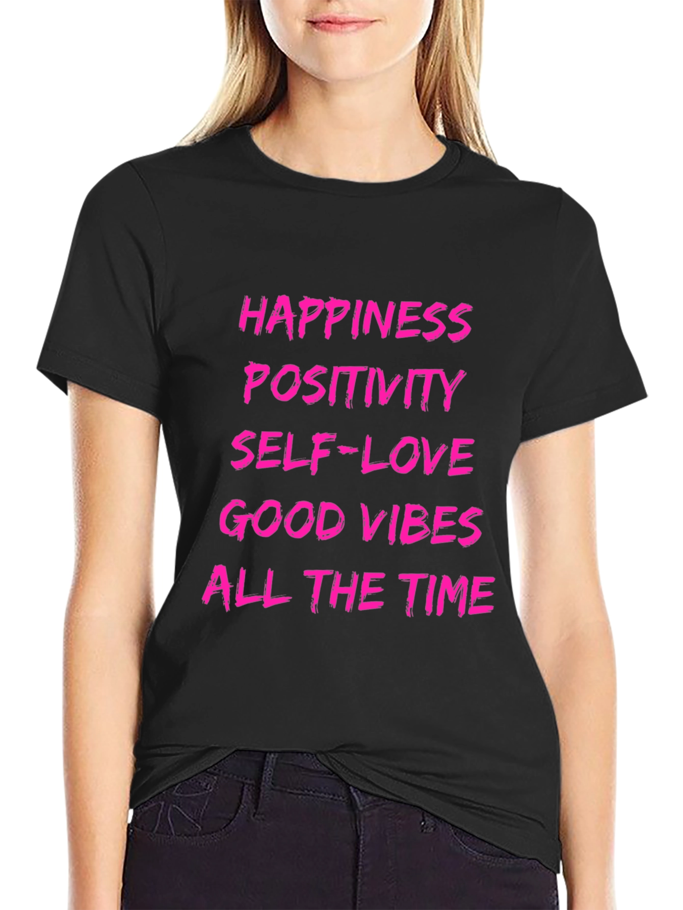 Positivity Graphic T-Shirt - Happiness Self-Love