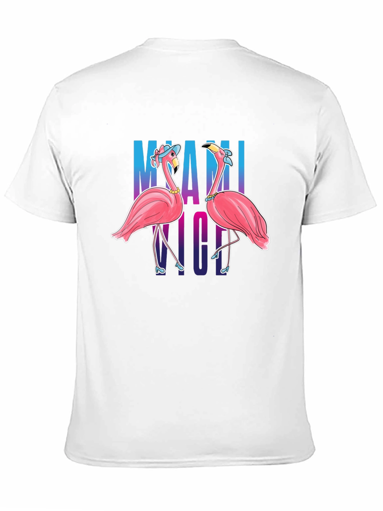 Miami Nights Flamingo T-Shirt
