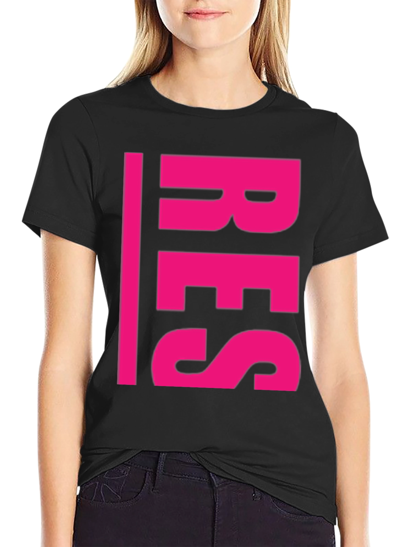 RES Graphic Black T-Shirt