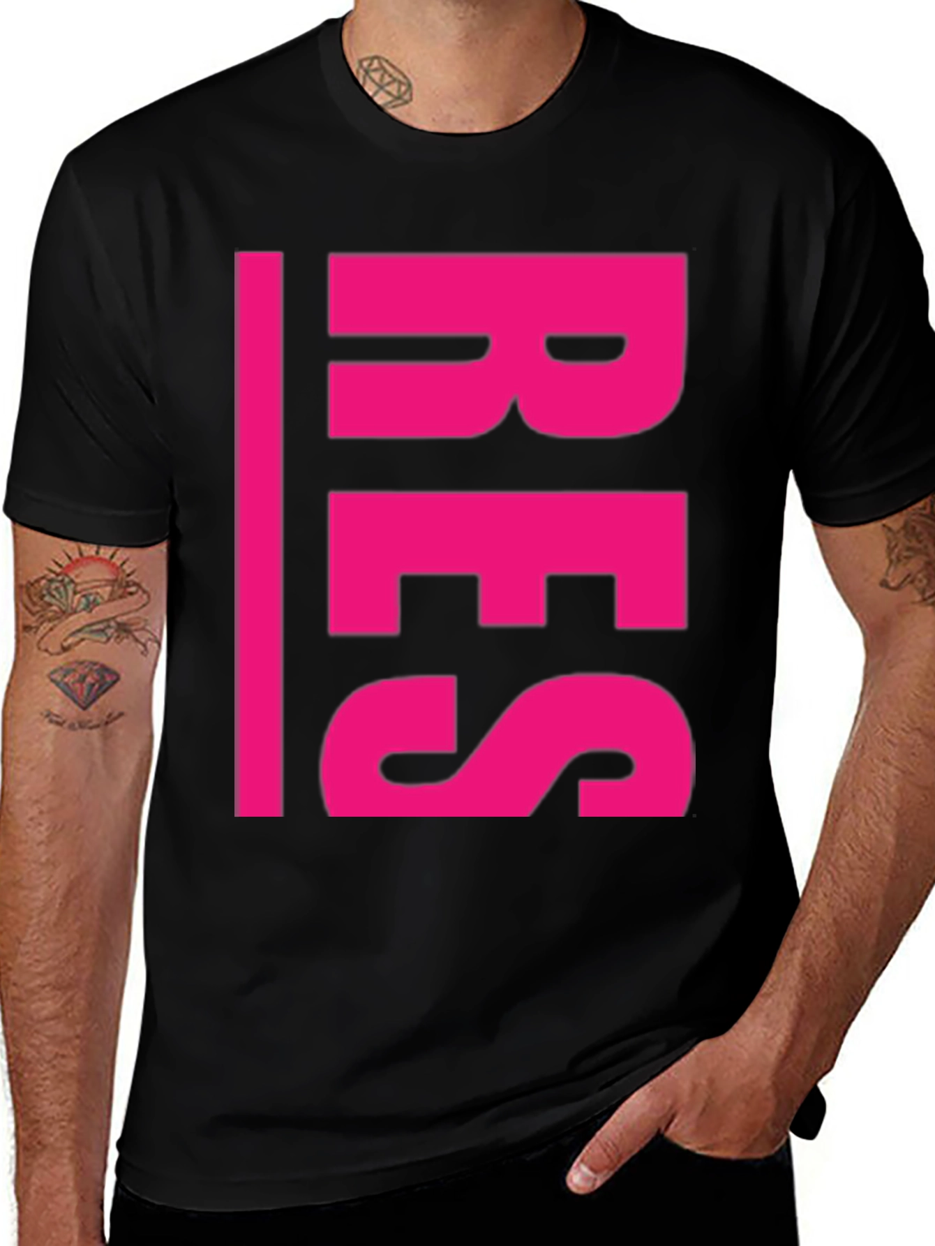 RES Graphic Black T-Shirt