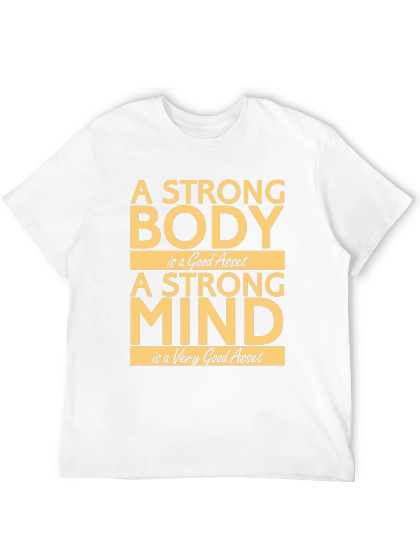 Strong Body Strong Mind Graphic Tee - Black