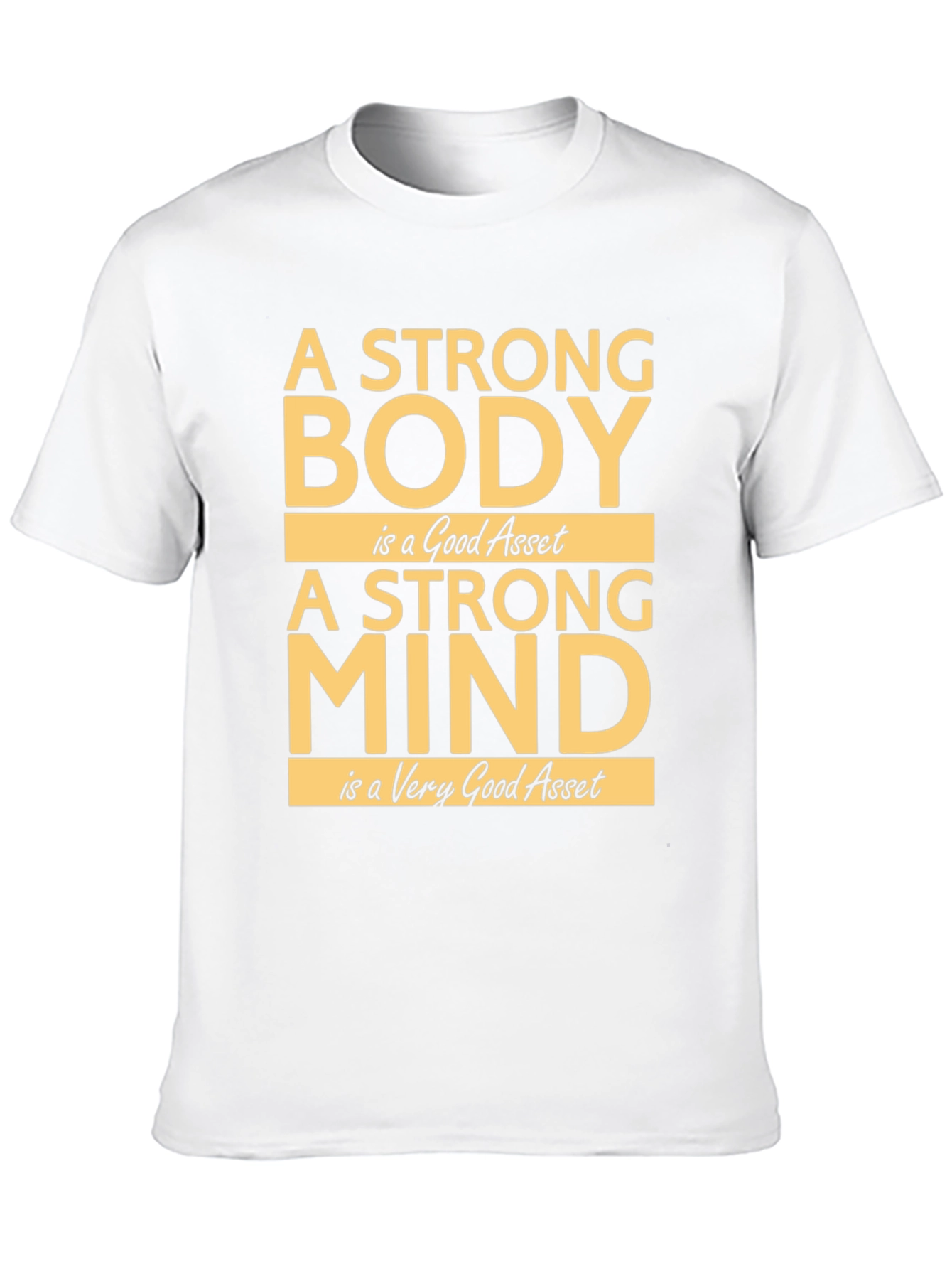 Strong Body Strong Mind Graphic Tee - Black