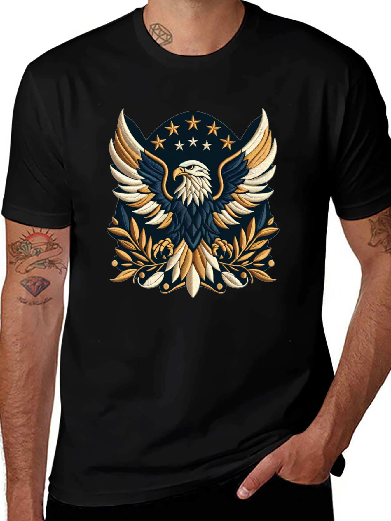 Eagle USA Patriotic Graphic Tee