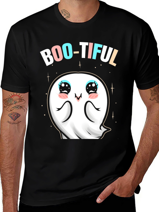 Boo-Tiful Ghost T-Shirt - Cute Halloween Apparel