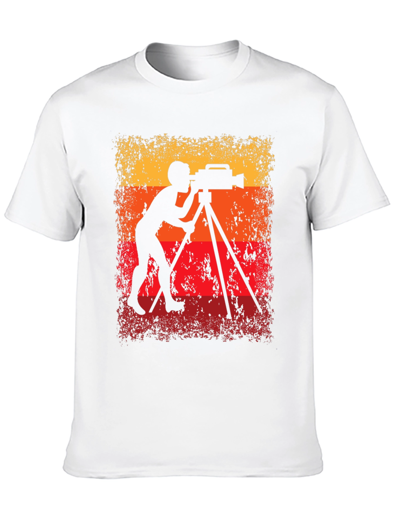 Retro Cameraman Silhouette Graphic Tee