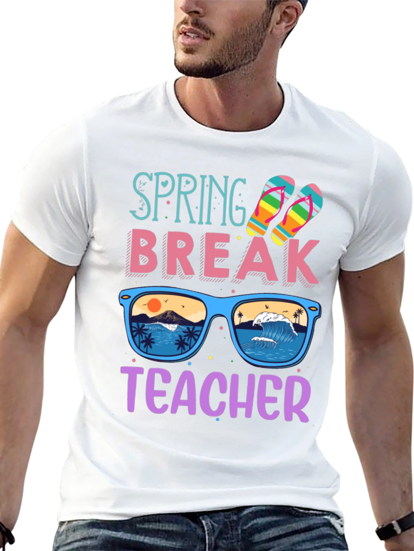 Spring Break Teacher Graphic Tee