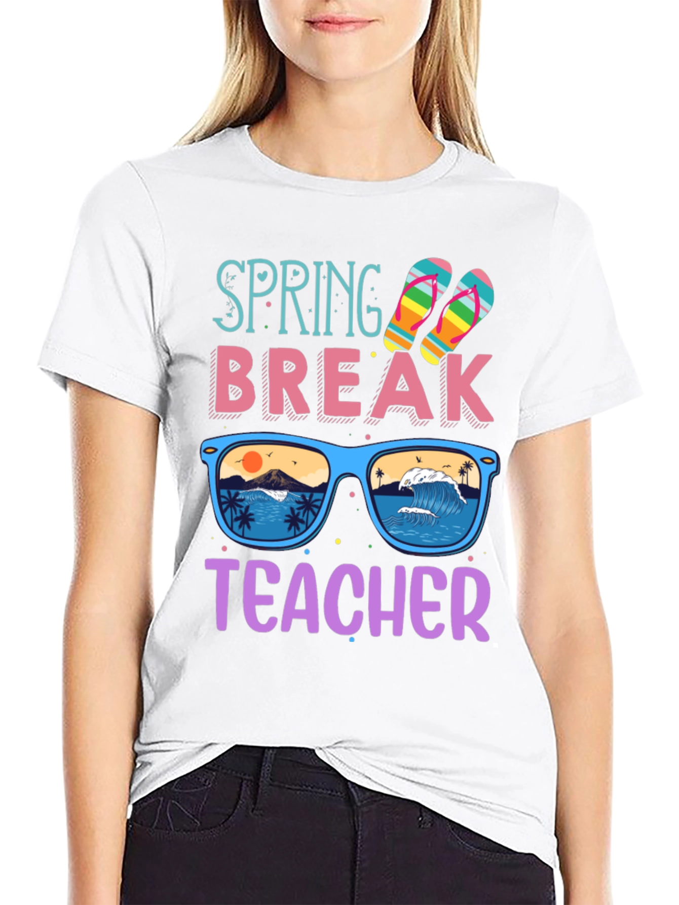 Spring Break Teacher Graphic Tee