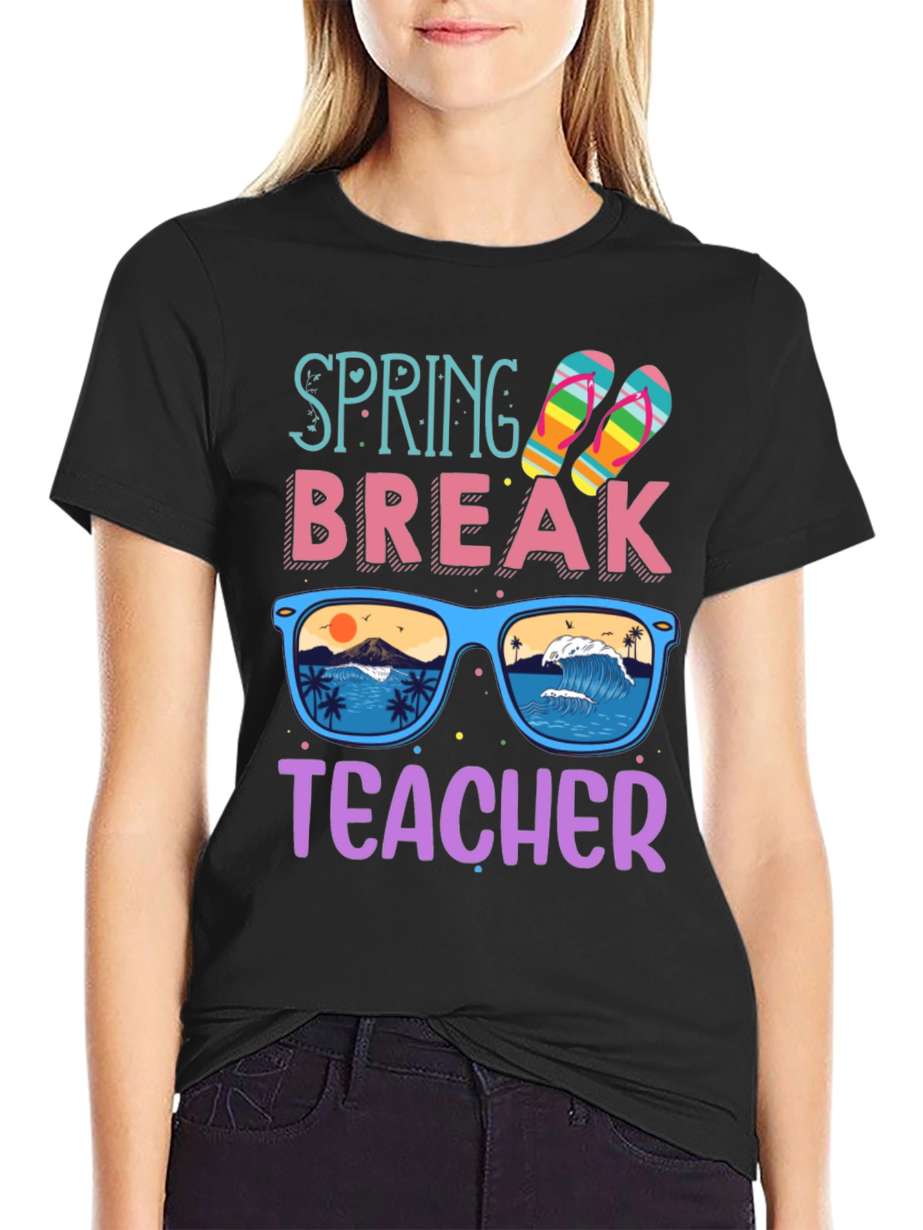 Spring Break Teacher Graphic Tee
