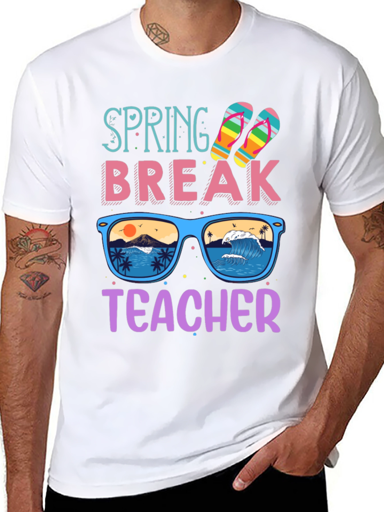 Spring Break Teacher Graphic Tee