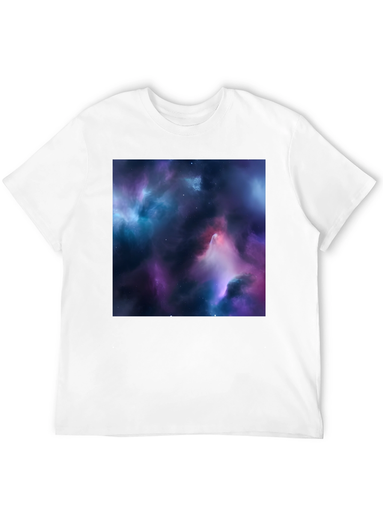 Nebula Print Black T-Shirt
