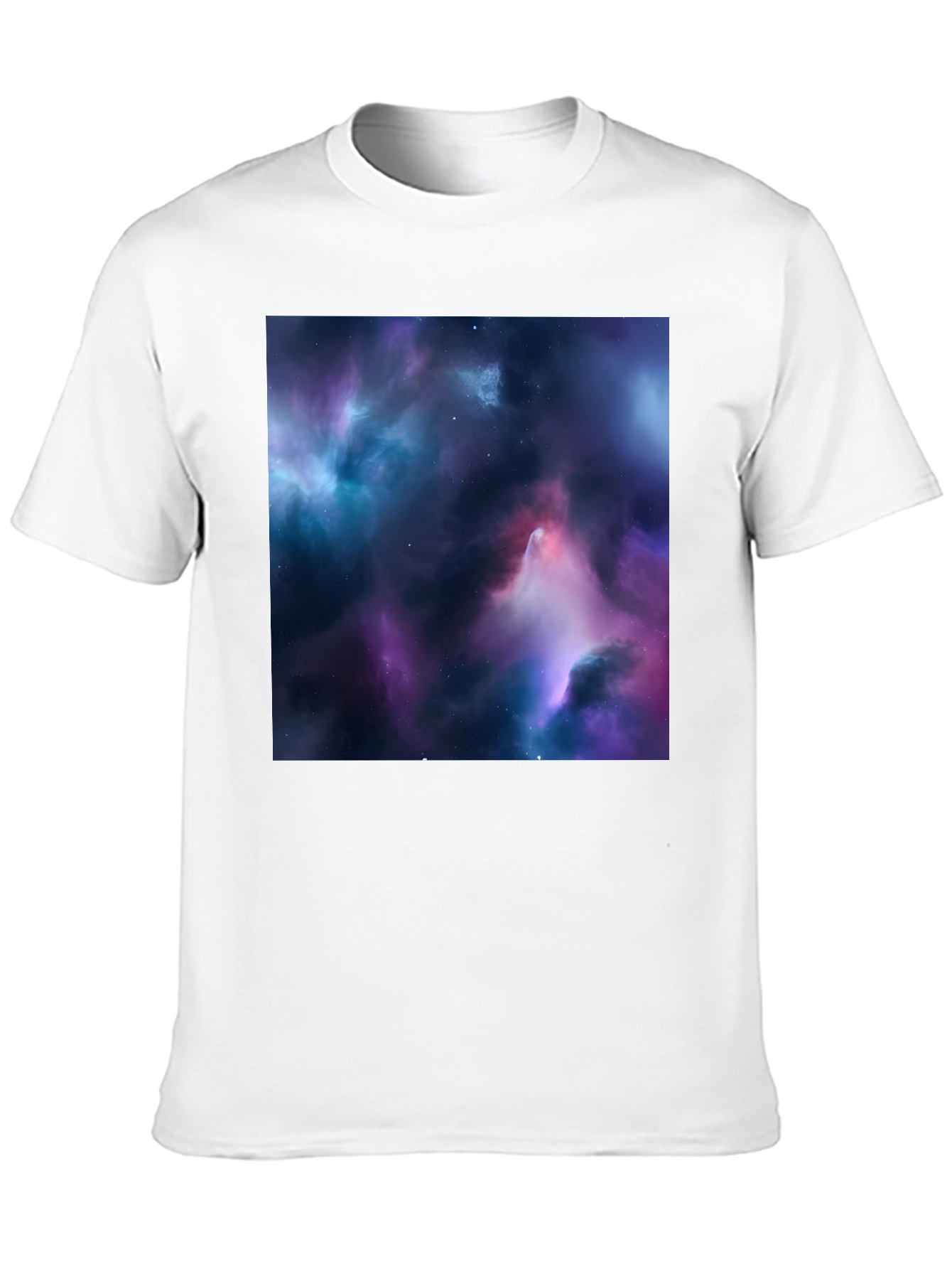 Nebula Print Black T-Shirt