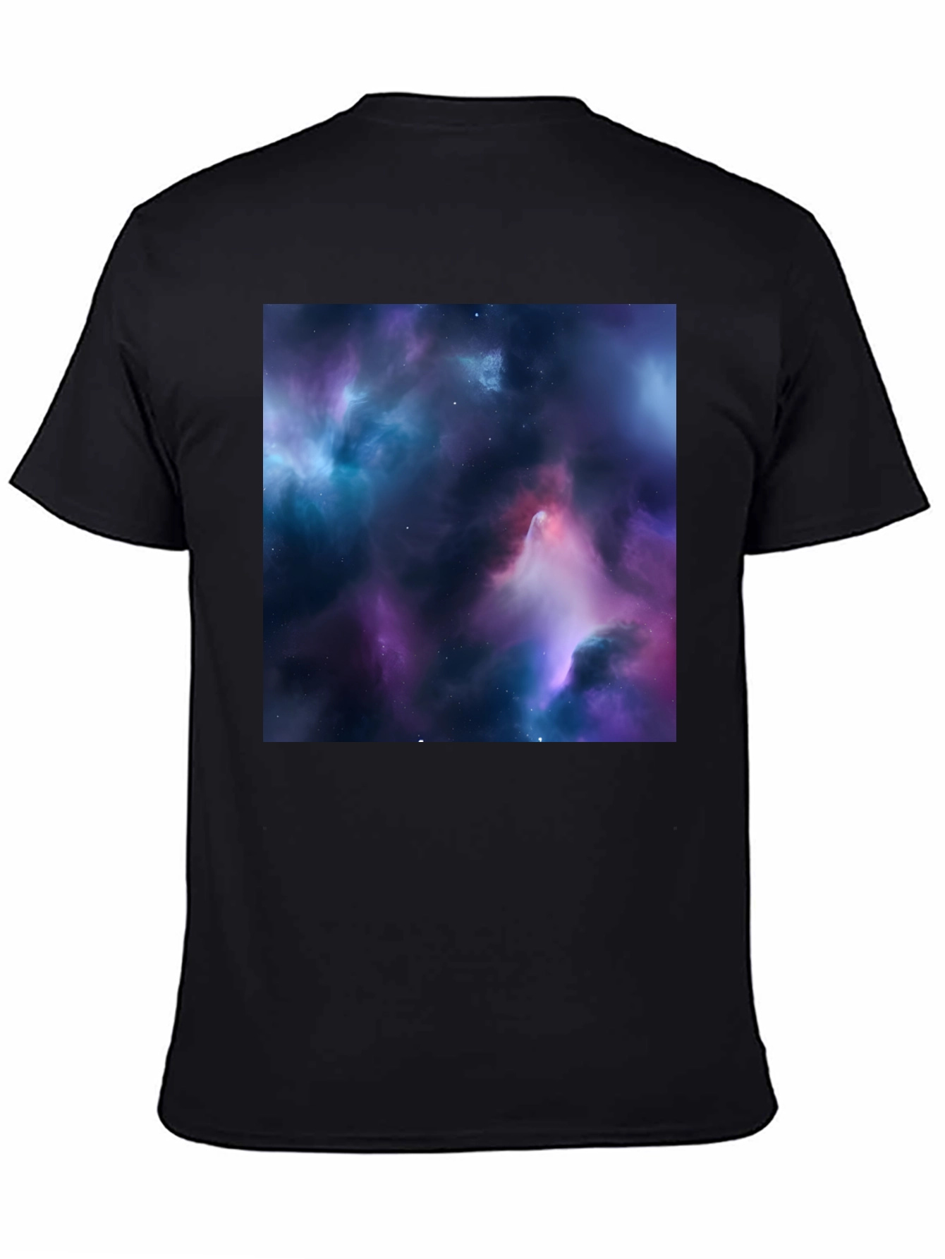 Nebula Print Black T-Shirt