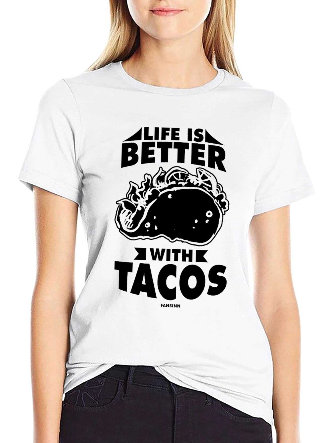 Life Is Better With Tacos Graphic T-Shirt