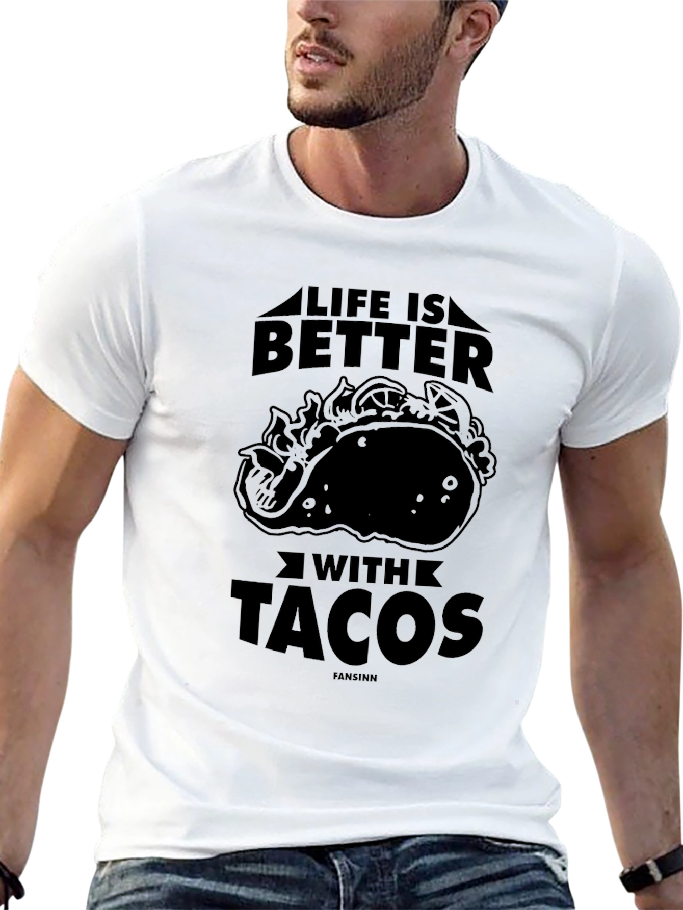 Life Is Better With Tacos Graphic T-Shirt