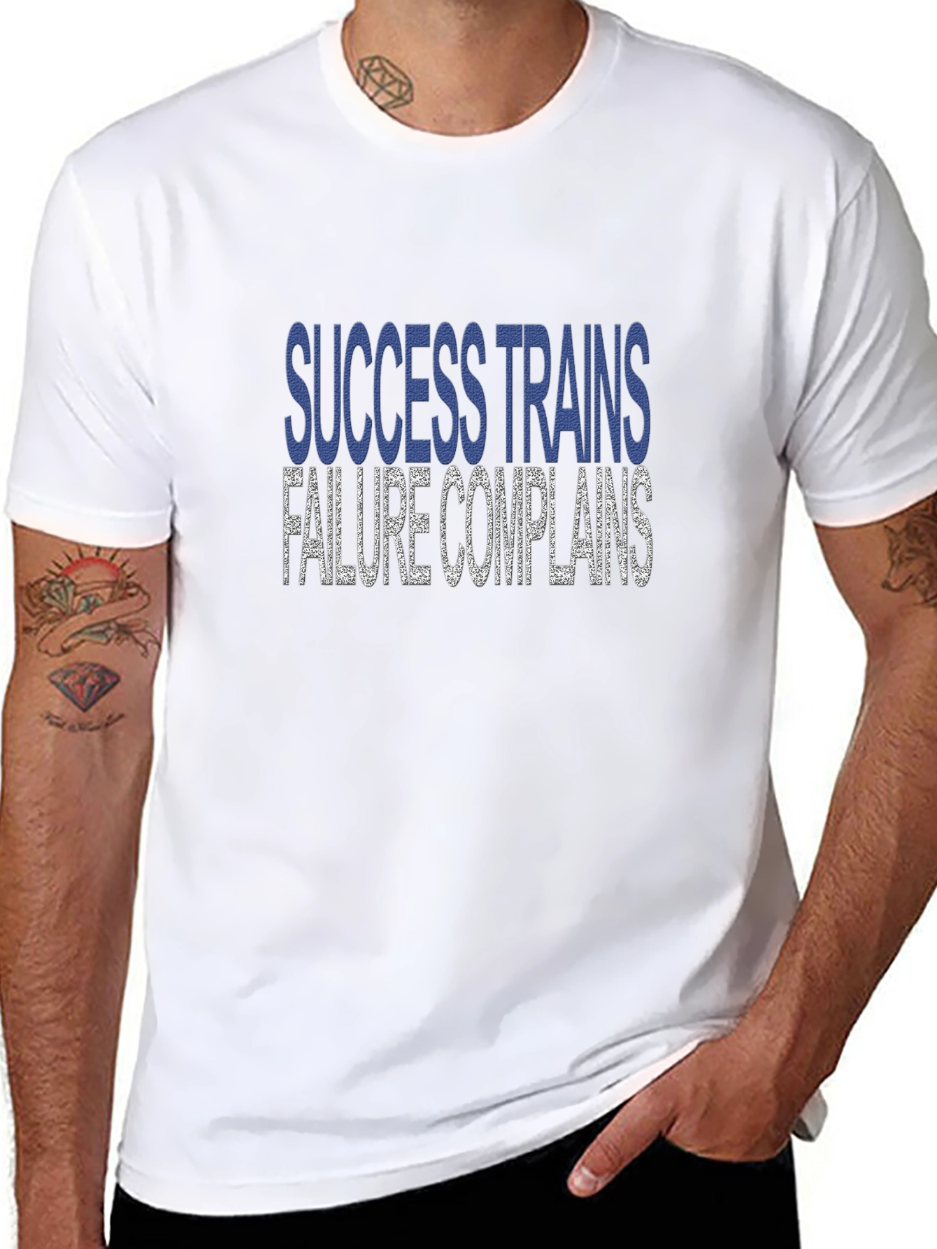 Success Trains T-Shirt - Motivational Graphic Tee