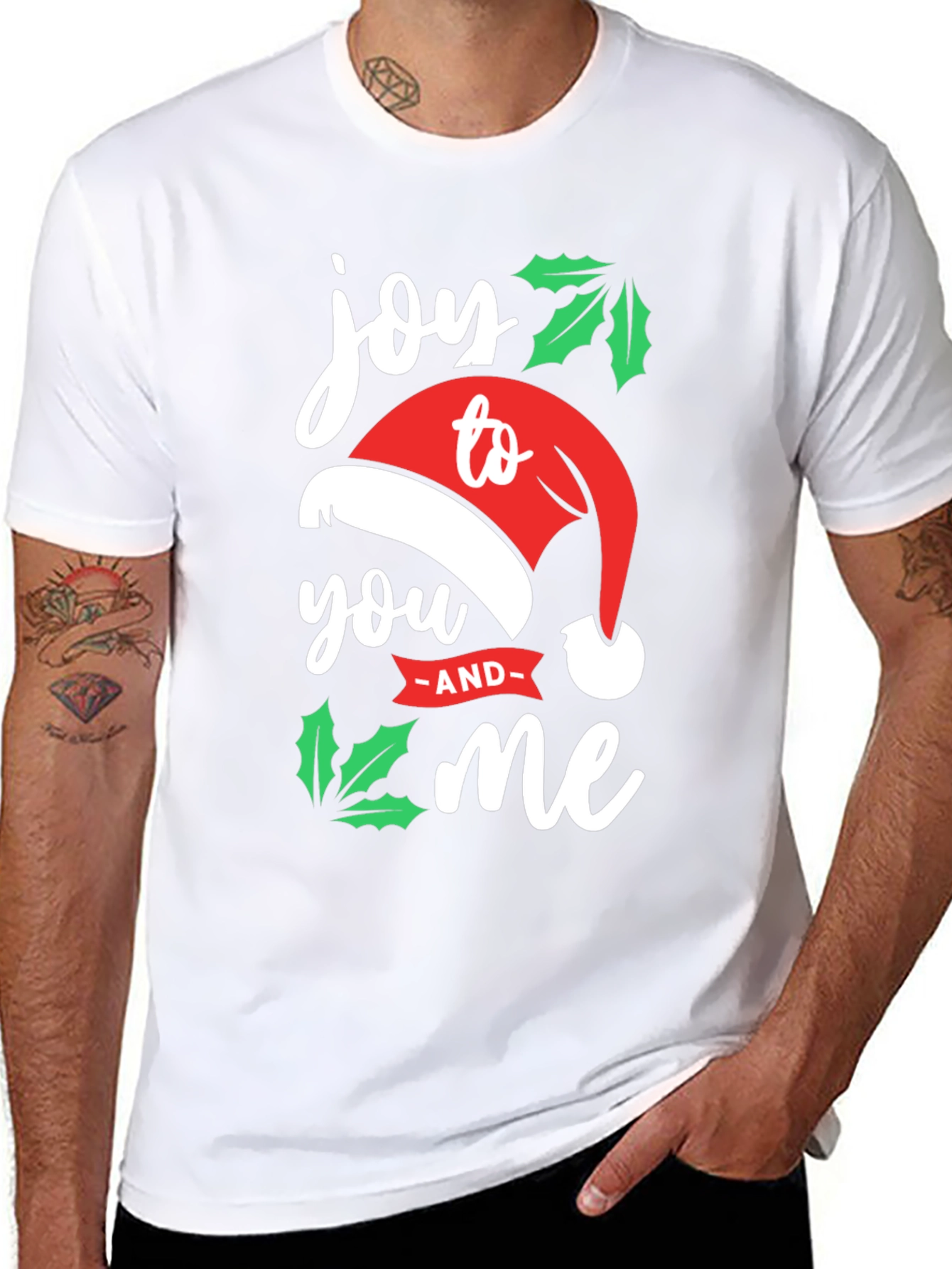 Festive Joy to You and Me Graphic Tee