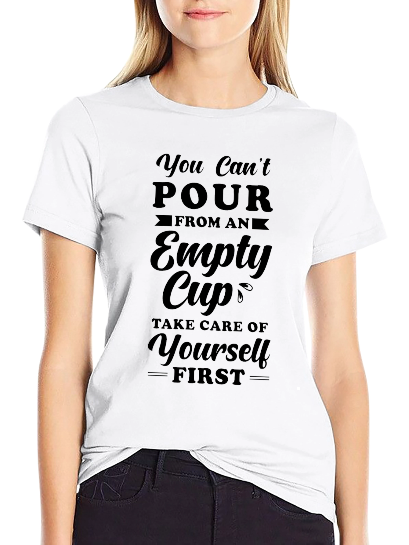 Empowerment T-Shirt: Empty Cup Design