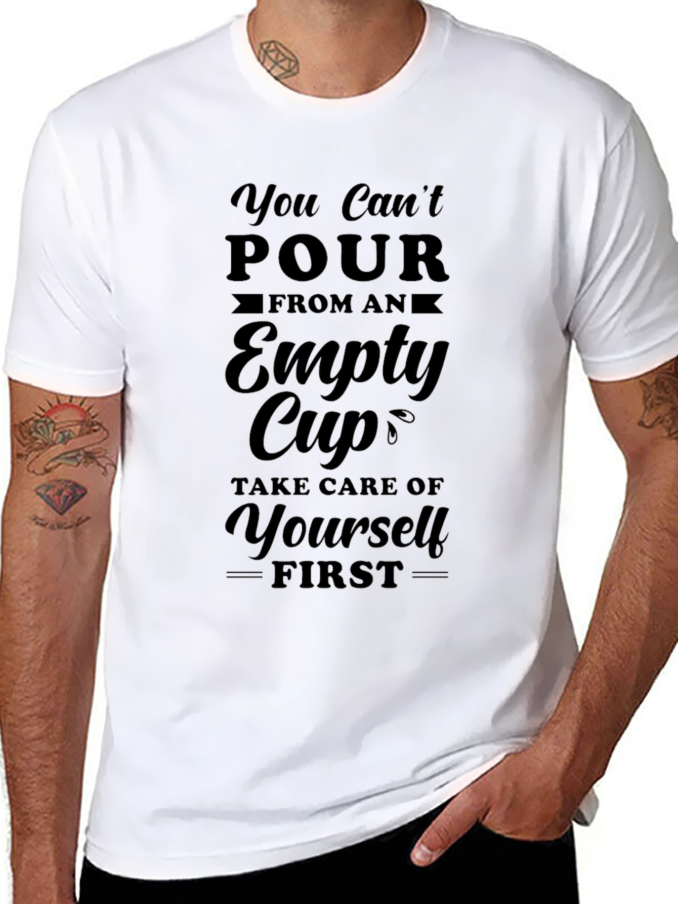 Empowerment T-Shirt: Empty Cup Design