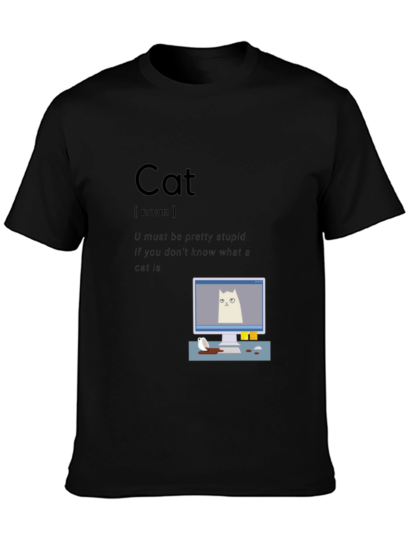 Cat Definition T-Shirt - Funny Sarcastic Tee
