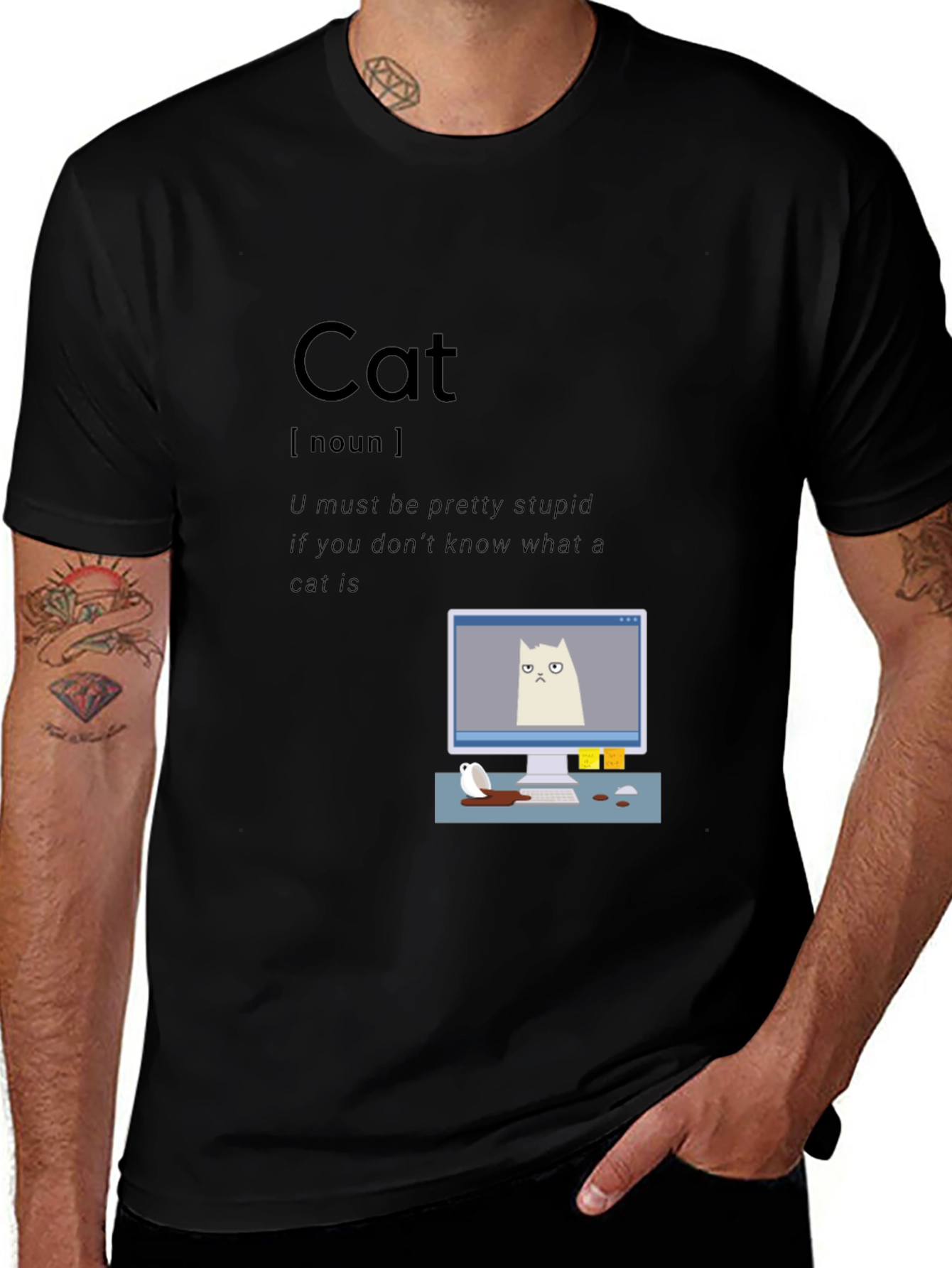 Cat Definition T-Shirt - Funny Sarcastic Tee