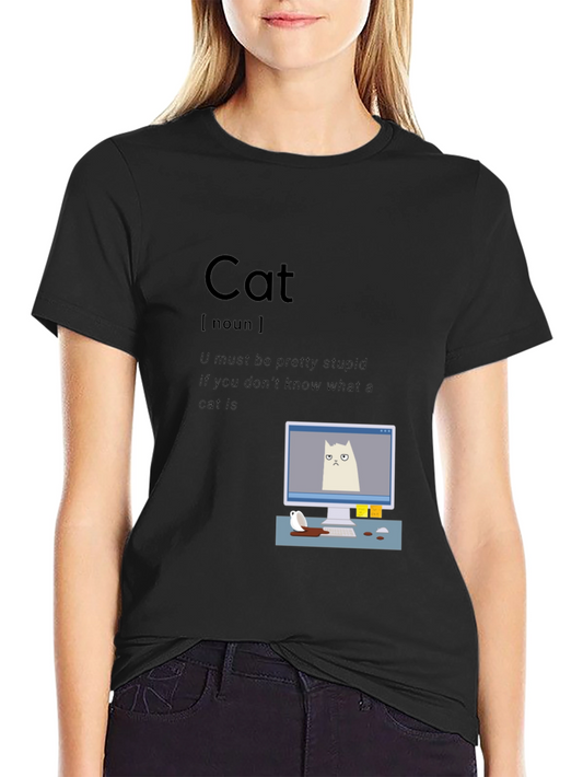Cat Definition T-Shirt - Funny Sarcastic Tee