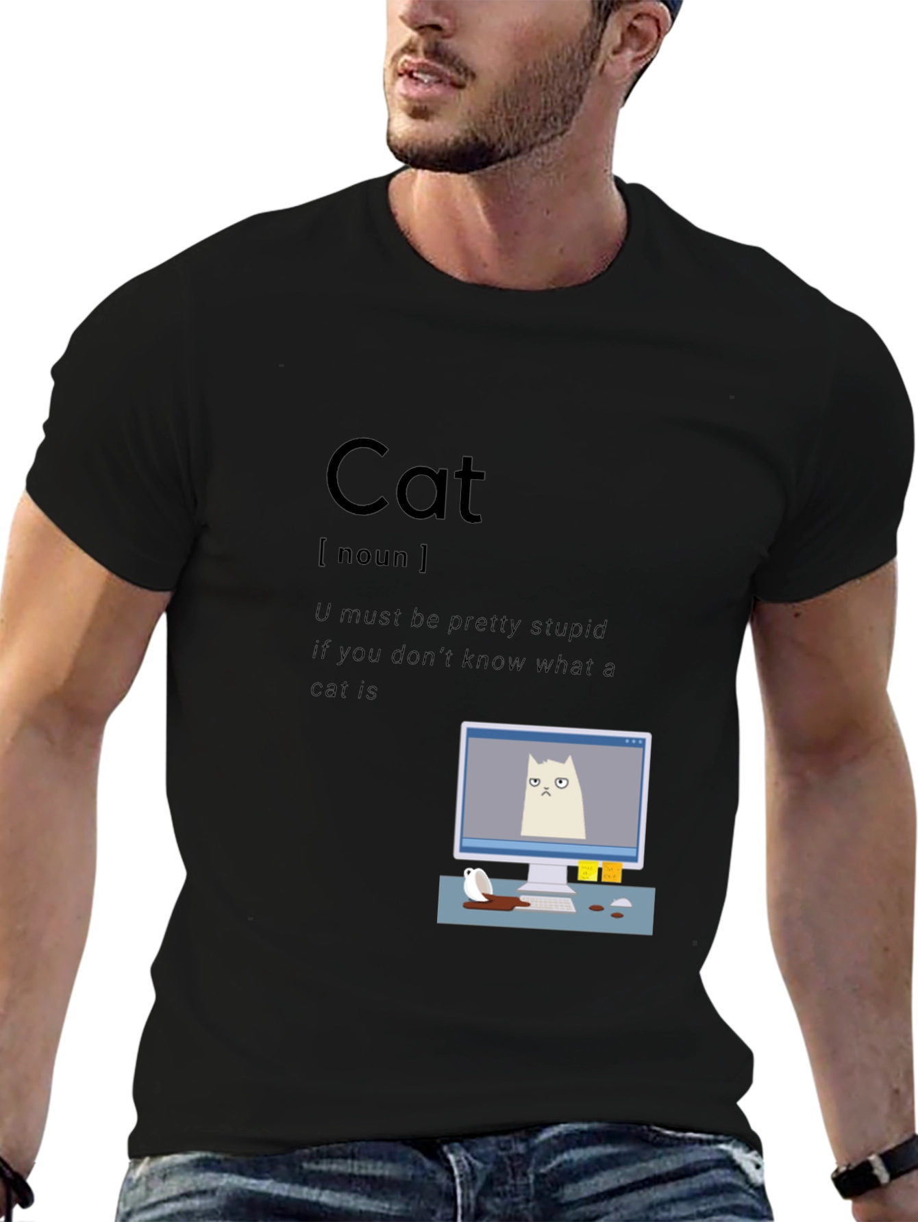 Cat Definition T-Shirt - Funny Sarcastic Tee