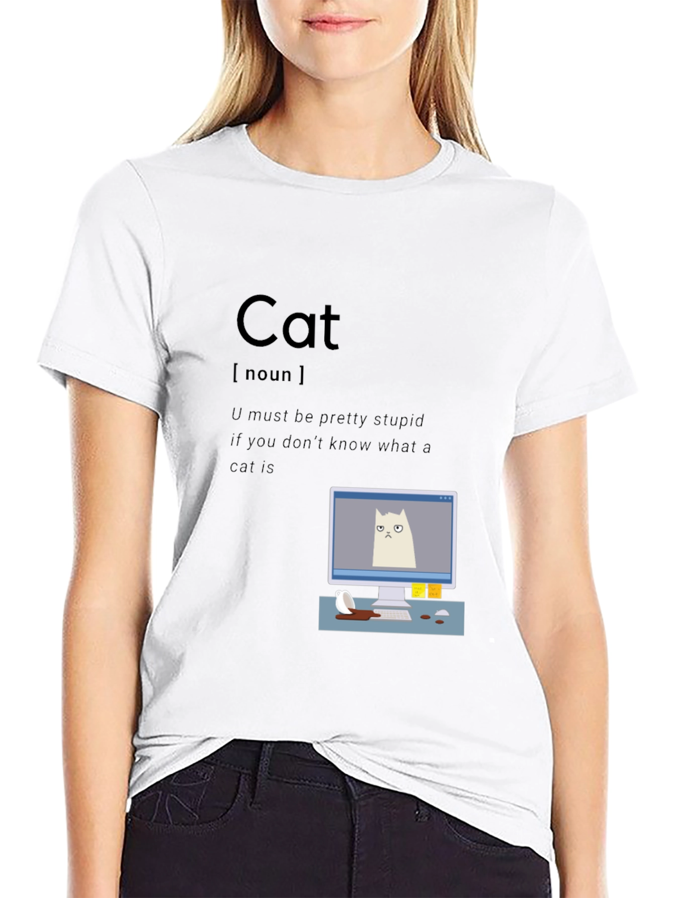 Cat Definition T-Shirt - Funny Sarcastic Tee