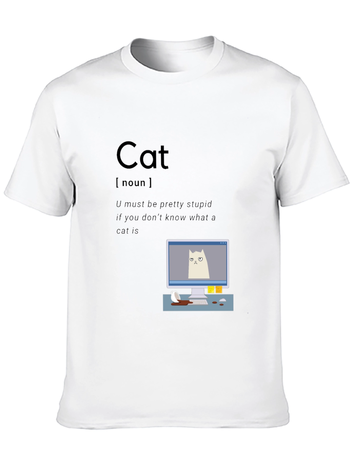 Cat Definition T-Shirt - Funny Sarcastic Tee
