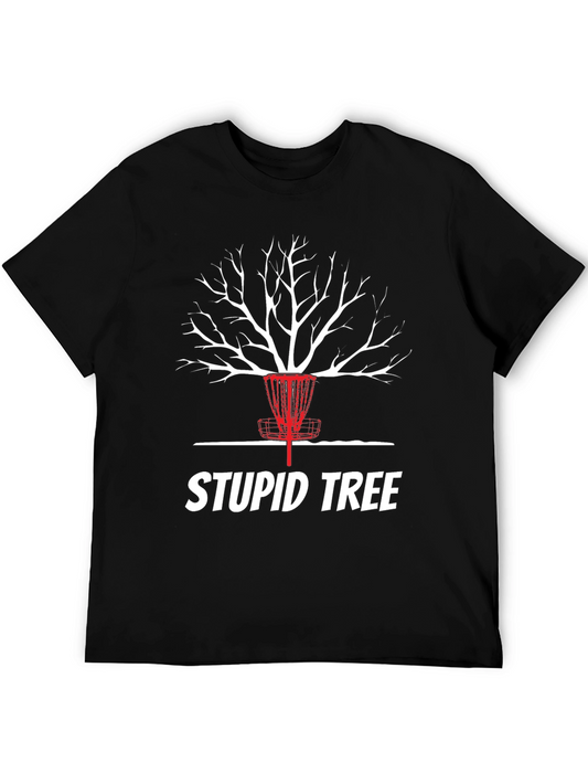 Stupid Tree Disc Golf T-Shirt - Funny Disc Golf Tee
