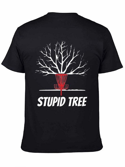 Stupid Tree Disc Golf T-Shirt - Funny Disc Golf Tee